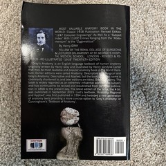 Gray’s Anatomy: Illustrated with 1247 Colored Well Drawing Engrawings by Gray