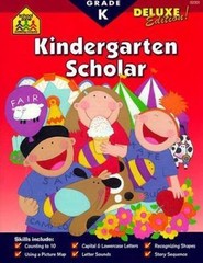 School Zone – Kindergarten Scholar Workbo- paperback, 9780887434914, School Zone
