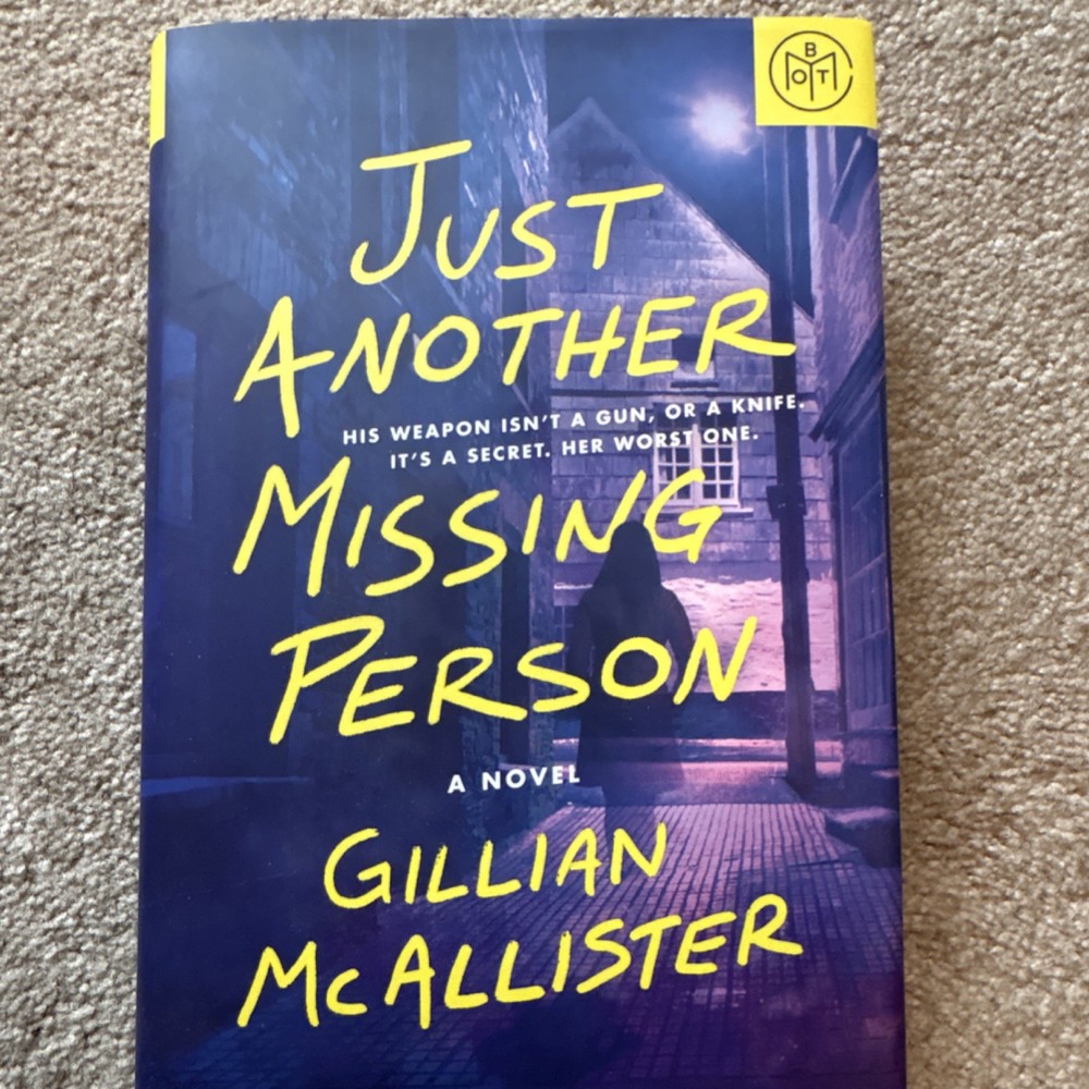 Just Another Missing Person by Gillian McAllister (2022, Hardcover) BOTM edition