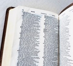 World Bible BURGUNDY GENUINE BONDED LEATHER World’s Thinnest Reference Bible KJV