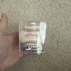 2018 All-Star Game Rawlings Official MLB Leather Game Baseball Robert Manfred –