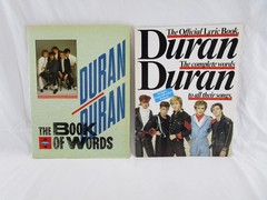 Duran Duran The Book Of Words & The Official Lyric Book Used