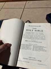 1945 Oxford Scofield Reference Bible KJV Concordance Natural Morocco Leather