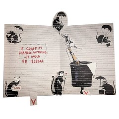 This’ll Look Nice When It”s Open – Banksy Street Art Pop Up Book