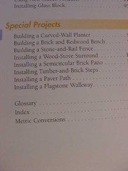 Better Homes and Gardens Step-by-Step Masonry and Concrete Paperback 112 Pages
