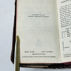 VTG‼ Gideons New Testament Psalms Proverbs 1954 Edition KJV National Bible Press