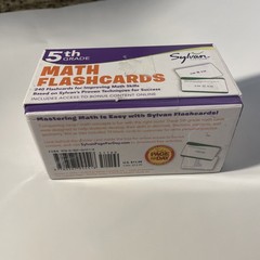 Sylvan Learning 5th Grade Math 240 Flashcards 2013