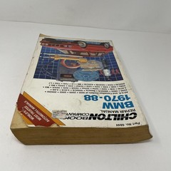 Chilton Book Company Repair Manual BMW 1970-88 1989 Paperback Part 6844
