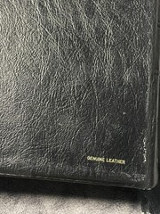The Open Bible New American Standard Black Genuine Leather Nelson 956 1970s