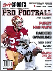 Lindy’s Sports Pro Football 2024 Preview – New Book! 248 Pages!