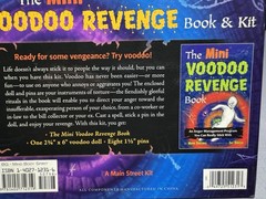 Mini Voodoo Revenge Book & Doll – Gift Set Paperback Humor Novel Very Good