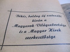 A Magyar Kirek Kincses Kalendariuma Paperback Book 1972 Vintage Hungarian