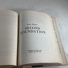 The Foundation Trilogy Isaac Asimov Doubleday Book Club Edition 1970s HC DJ VG