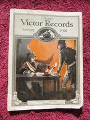 New VICTOR RECORDS Jan 1921 RACHMANINOFF Flonzaley Victrola Supplement CATALOG
