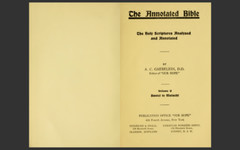 The Annotated Bible by A.C. Gaebelein – All 9 Volumes (1913-21) E-Book Set on CD