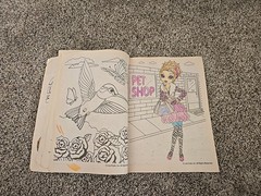 LISA FRANK Activity Coloring Book Carousel Fun Unicorn VTG 2000s Y2K Retro Kids