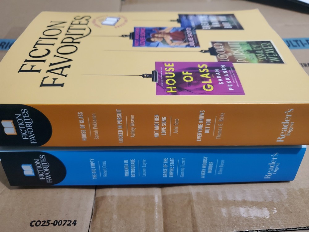 2025 Reader’s Digest FICTION FAVORITES! Paperback Volumes 403 & 406