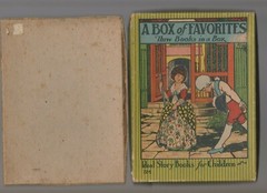 Vintage A BOX OF FAVORITES Ideal Story Books for Children BOX ONLY 5.5×7.5×0.75″