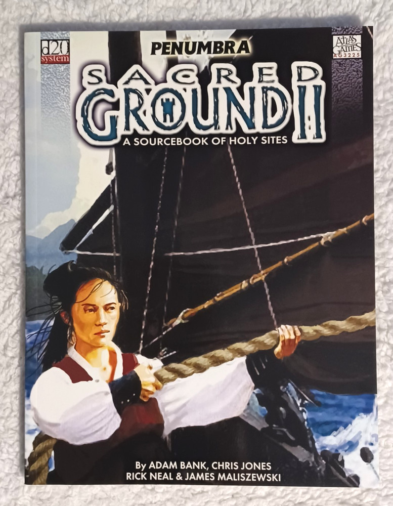 SACRED GROUND II: A Sourcebook of Holy Sites – D20 – Atlas Games D&D – NICE!!