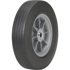 Martin Flat-Free Solid Rubber Tire and Poly Wheel, 10 x 2.75 Tire, Model#