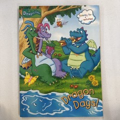 Vintage Dragon Tales Dragon Days Coloring Activity Book Y2K