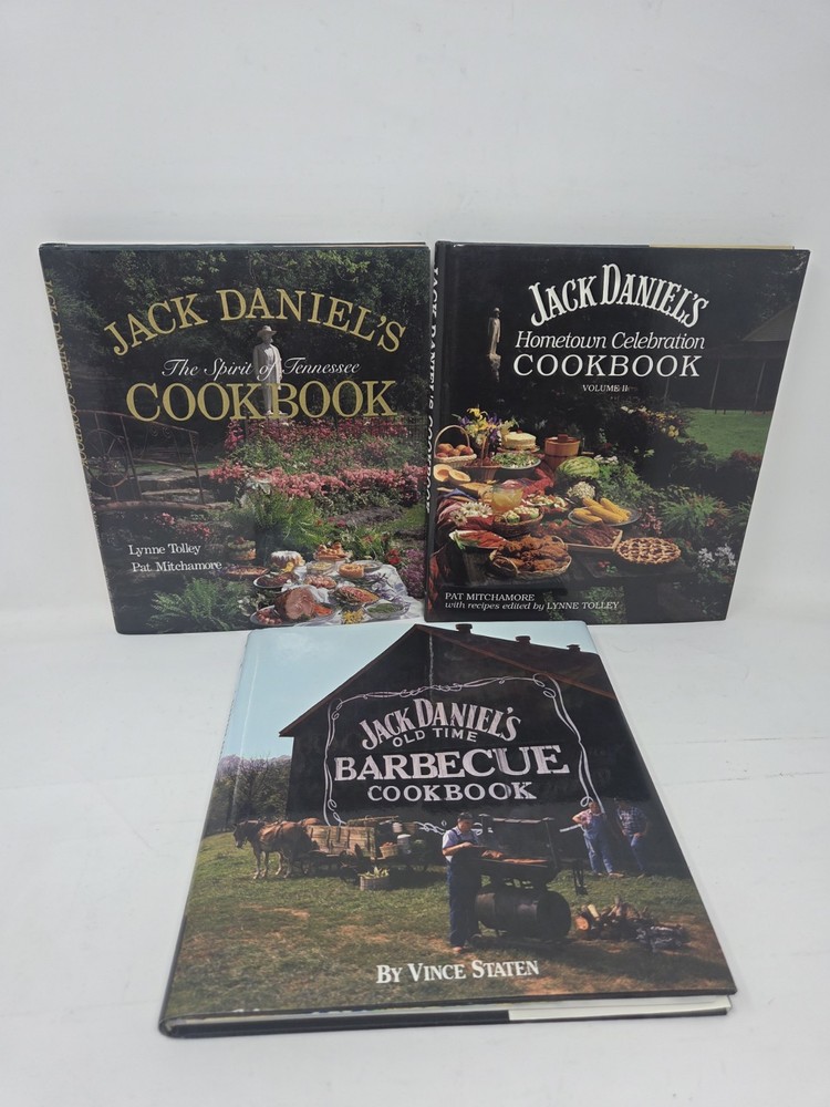 Lot of 3 Jack Daniels Cookbook Lot