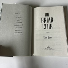 The Briar Club-Hardcover-dust jacket-Kate Quinn-historical fiction-1940-50s