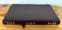 KJV Ultraslim Bible Burgundy Bonded Leather Belgium Print 2015BGM Clean VG+