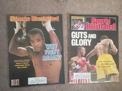 Lot of 25 Vintage BOXING Sports Illustrated Magazines Sugar Ray v Marvin Hagler