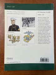 US Marine Corps 1941-45 – Osprey Elite Series , #59 64 Pages, SB