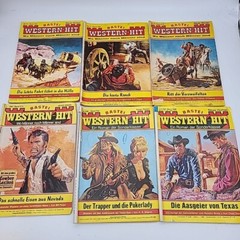 11 BASTEI Western-Hit Pulp Fiction German Booklets Books
