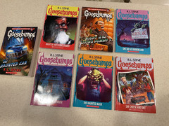Goosebumps Books Lot of 8 – One 1990s, others from 2000s RL Stine Not Numbered