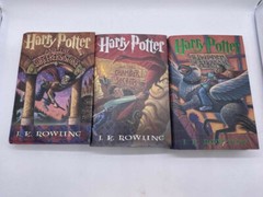 Harry Potter Hardcover Set First Edition 1-7 Set J.K. Rowling 1998 GOOD HCDJ