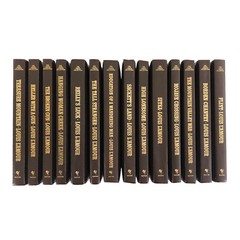 THE LOUIS L’AMOUR COLLECTION Western Fiction Hardcover Leatherette Bantam Books