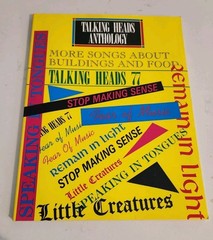 Talking Heads Anthology~Talking Heads~David Byrne~Excellent Music Book fr. 1986!