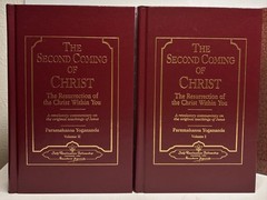 Second Coming of Christ & Bhagavad Gita By Paramahansa Yogananda Slipcases Good
