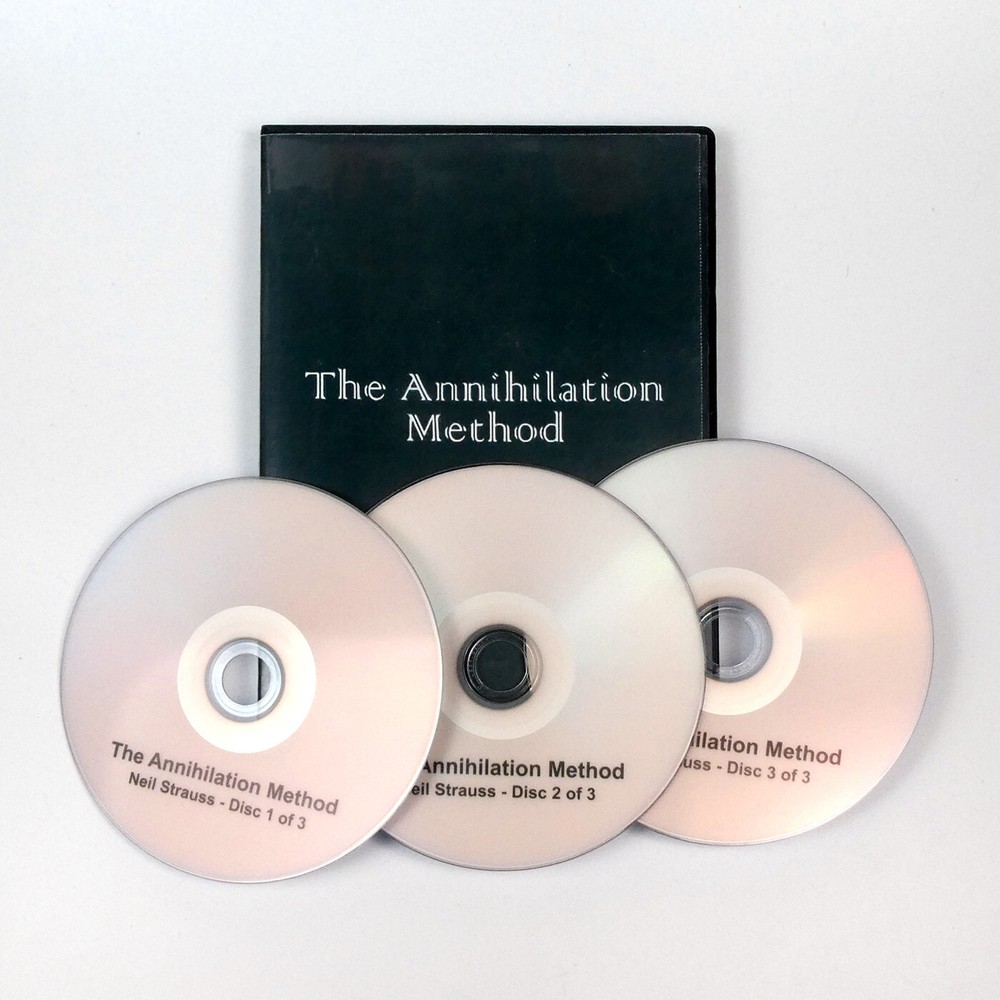 THE ANNIHILATION METHOD 3 DVD Neil Strauss HOW TO PICK UP SEDUCE WOMEN girl game