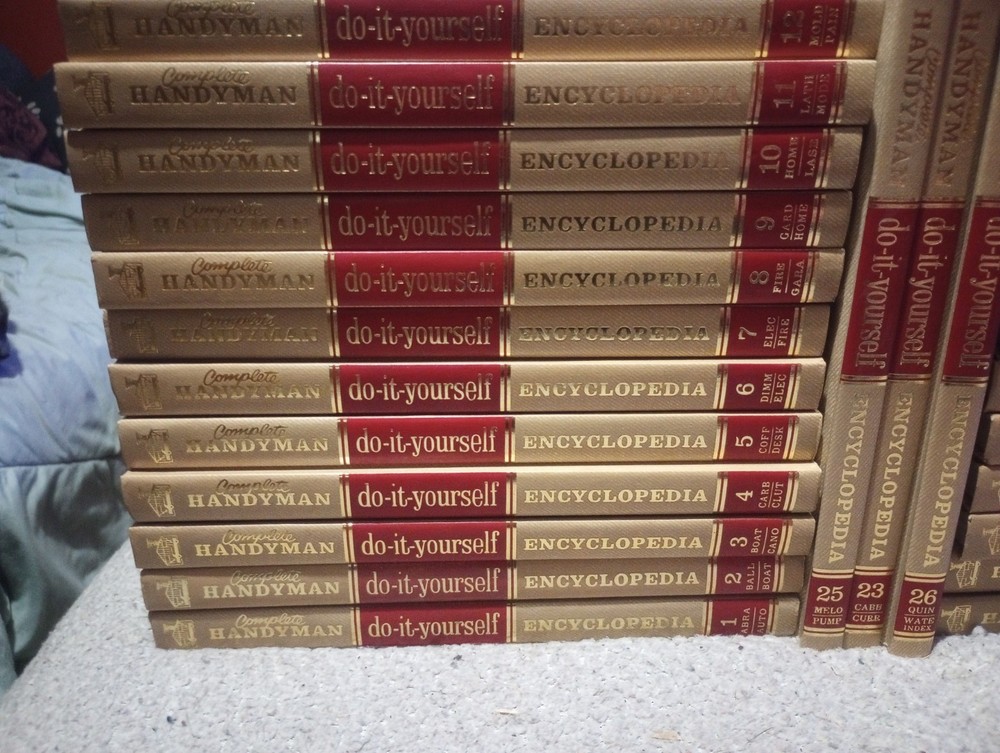 Complete 26 Piece Set Complete Do It Yourself Handyman Encyclopedia