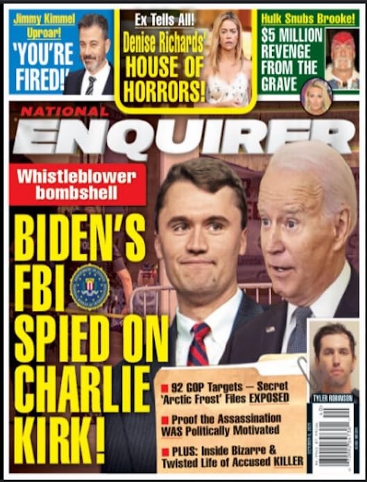 ENQUIRER MAGAZINE – OCTOBER 6, 2025