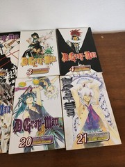 D.Gray man Volumes 1,2,3,4,5,7,20,21 Manga Lot of 8, English Shonen Jump Anime