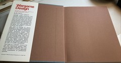 Wargame Design SPI Strategy & Tactics Staff Study No 2 Dust Jacket Excellent