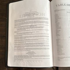 Crossway Holy Bible English Standard Version (ESV) Leather Bound 2016 Inscribed