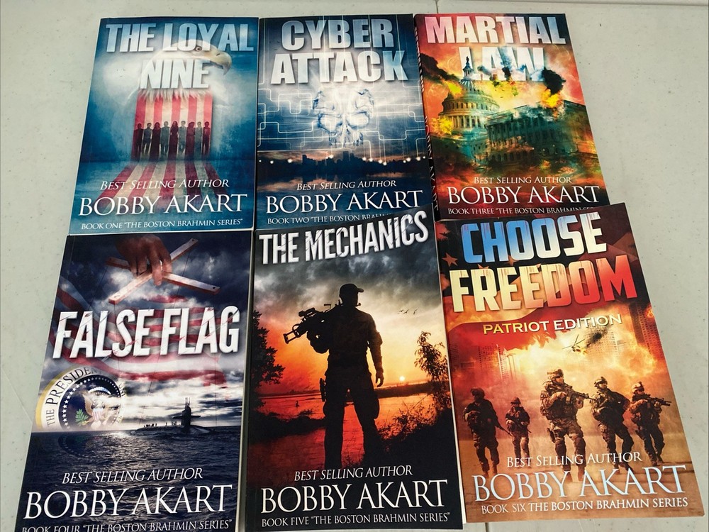 The Boston Brahmin Books 1-6 by Bobby Akart (English) Paperback Book