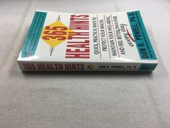365 Health Hints Don R. Powell 1991 First Fireside Edition Wellness Simon &