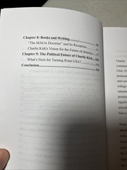 Charlie Kirk Biography by Christina W. Randall (Y24)