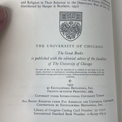 GREAT BOOKS OF THE WESTERN WORLD Britannica-1952, 1986 Printing. Vols- YOU PICK