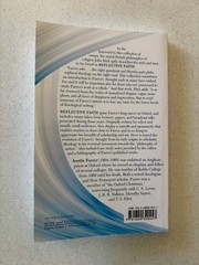 Reflective Faith Austin Farrer 2012 Philosophical Theology Wipf & Stock
