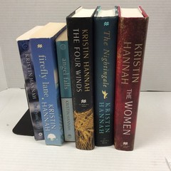 KRISTIN HANNAH Mixed lot 6 WOMEN, WINDS, NIGHTINGALE, FIREFLY, ANGEL, MYSTIC