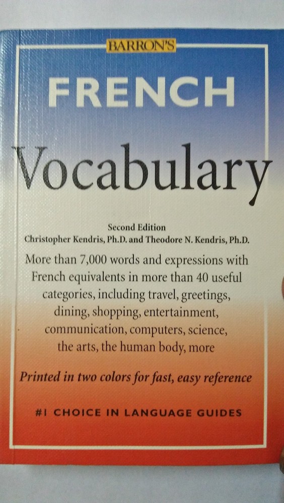French Vocabulary (Barron’s Vocabulary Series) (English and French Edition)