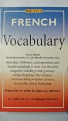 French Vocabulary (Barron’s Vocabulary Series) (English and French Edition)
